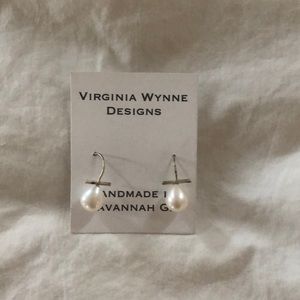 Pearl earrings